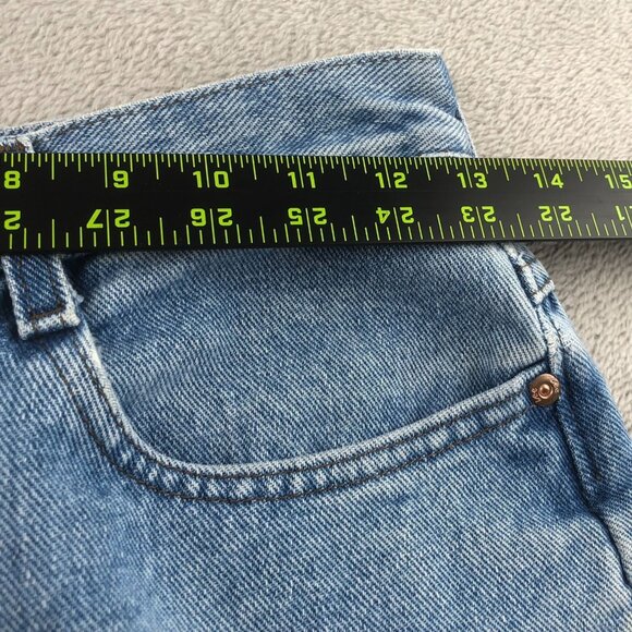Vintage Lee Womens Jeans Size 26 Measured Blue Denim Slim Skinny Leg High Rise - Picture 4 of 13